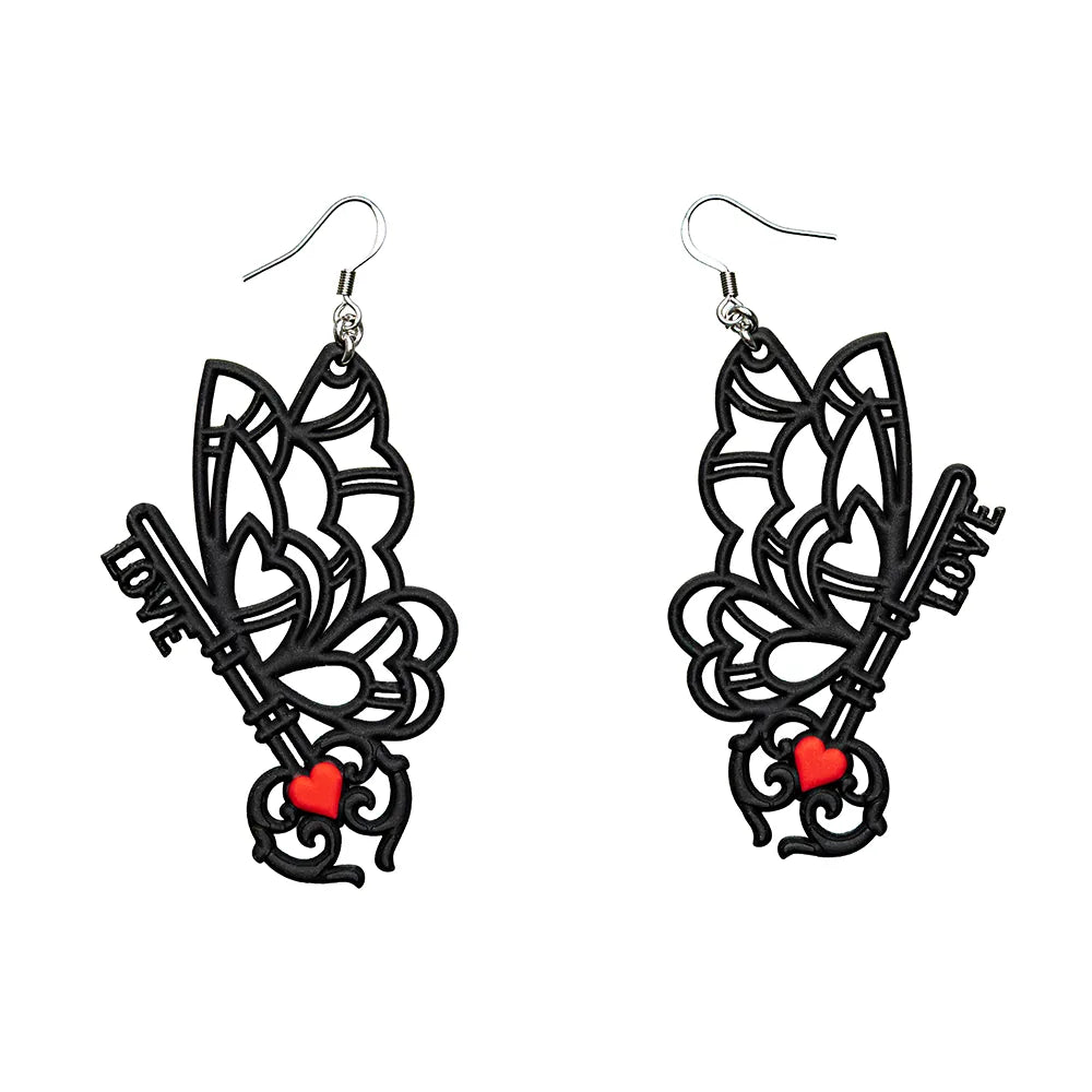 Boucles d'oreilles Lovely Butterfly acier chirurgical – Ma Jolie Cerise