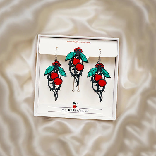 Parure Sexy Cherry dans son écrin – Ma Jolie Cerise